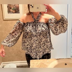 MISA Los Angeles NWT  off the shoulder blouse medium